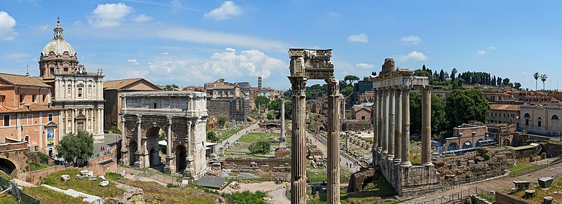 forum romano mapa