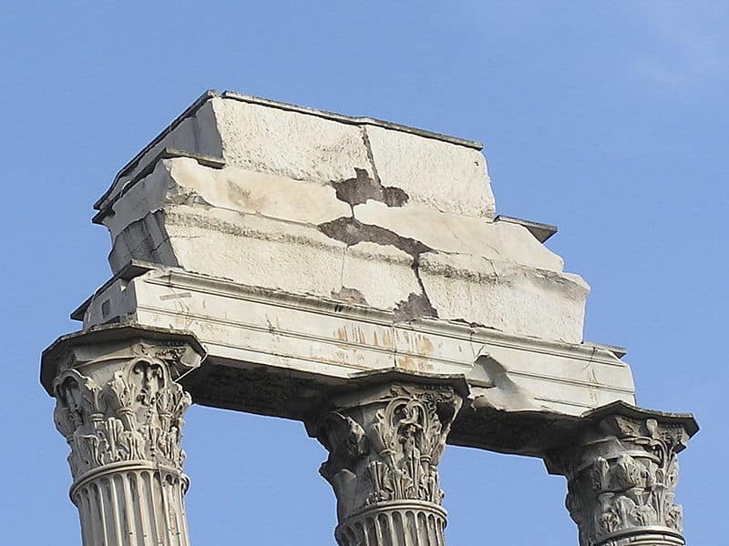 Fórum Romano: onde fica o Templo de Castor e Pólux