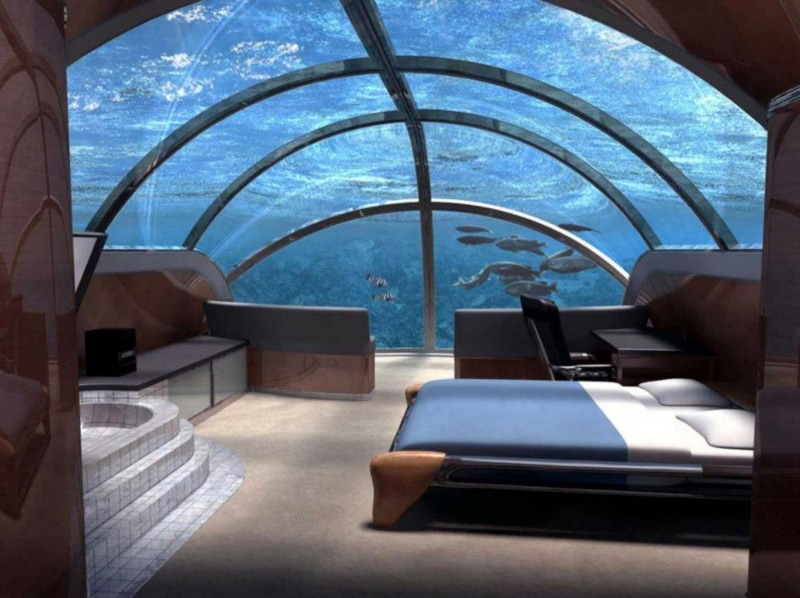 Hotel submerso no mundo Hotéis submersos