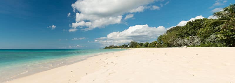 Praias do Caribe muito calmas 