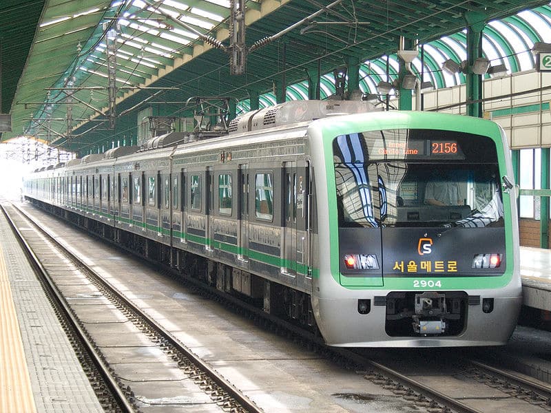 Metro Coreia do Sul Transporte em Seul