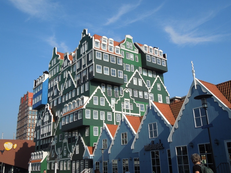 Zaanse Schans de bicicleta