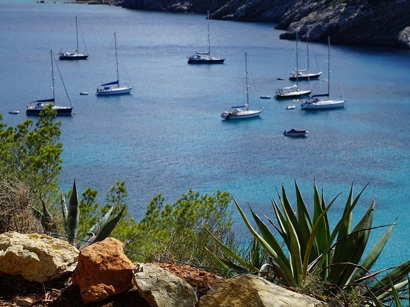 praias preservadas em ibiza