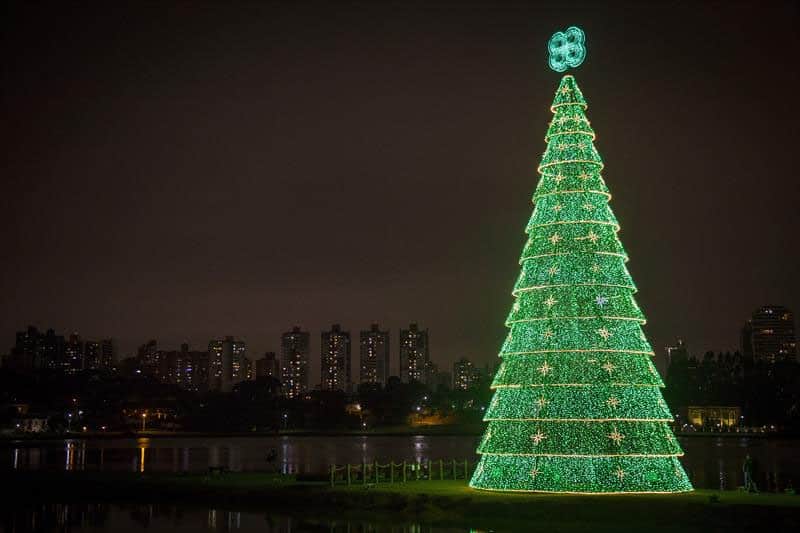 Onde ficam as Árvores de Natal em Curitiba mais bonitas?