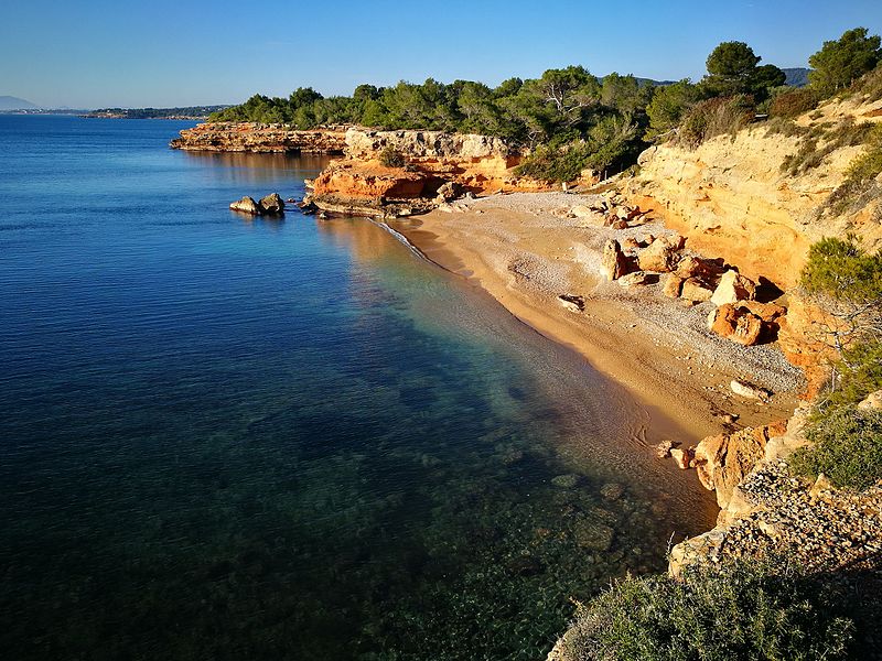 praias para nadar em ibiza