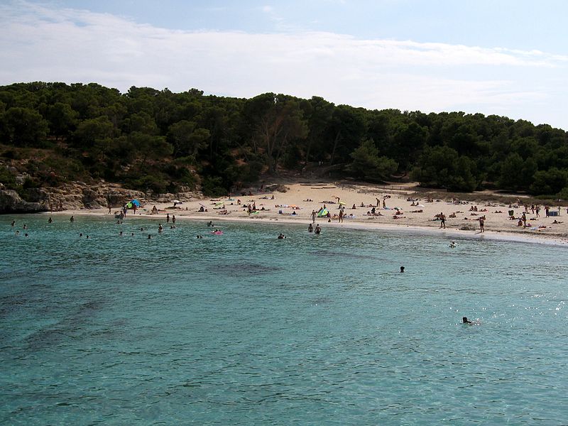 Praias de areia branca Maiorca