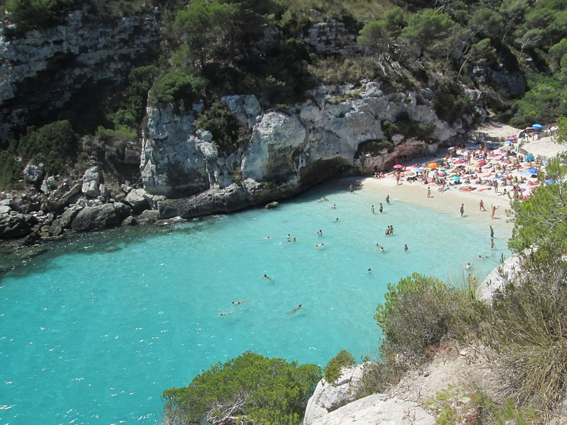 Praias mais visitadas de Menorca