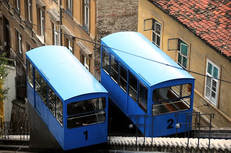 Passeio de funicular Zagreb