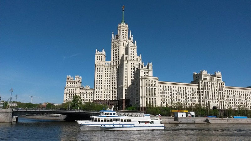 Moscou passeio de barco