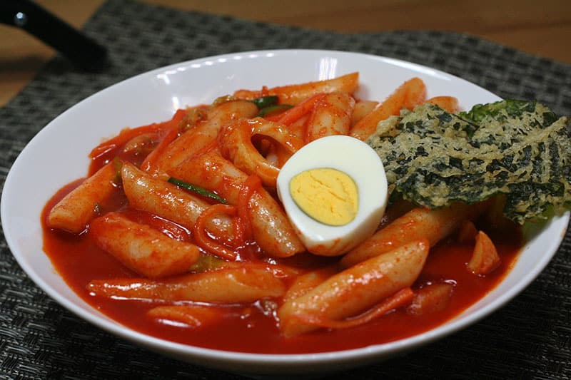 culinária da coreia tteokbokki