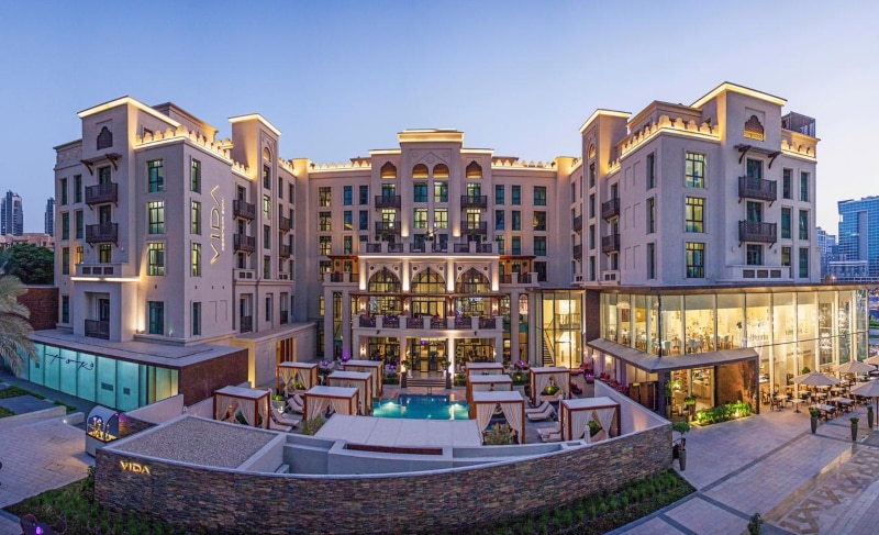 Hotéis românticos no centro de Dubai
