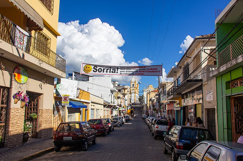 Centro da cidade de Cunha