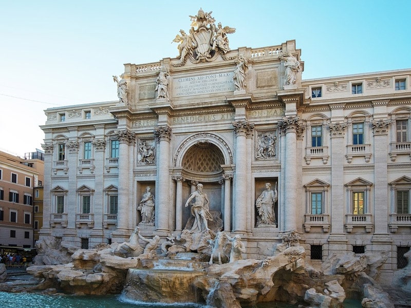 fontana di trevi onde fica