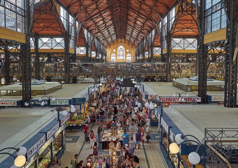 Mercado Central em Budapeste