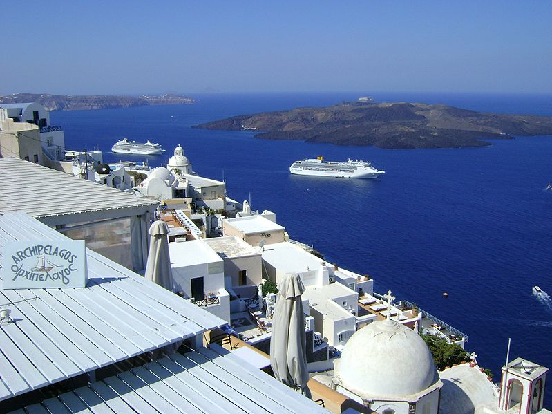 Pontos turísticos de Santorini interessantes 