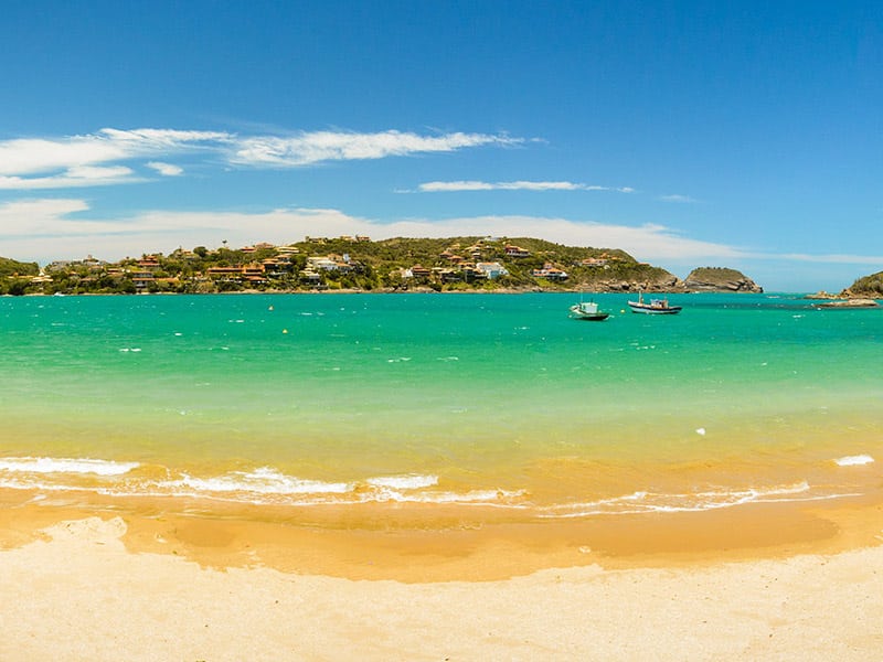 melhor praia para se hospedar em búzios