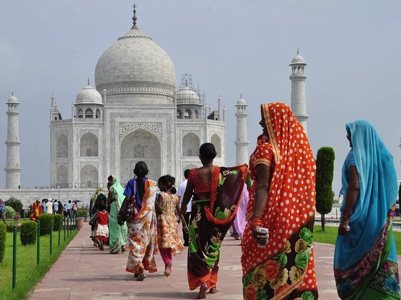 traje para visitar o taj mahal