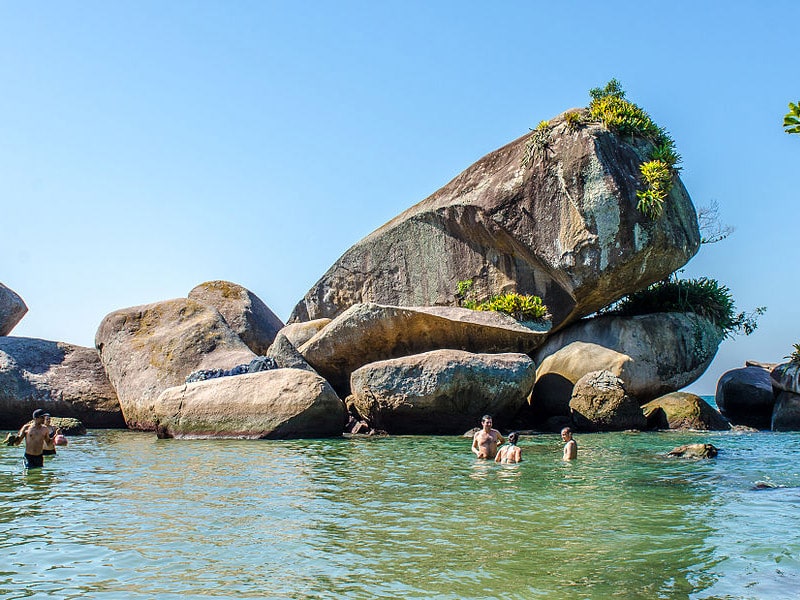 Piscina natural em Paraty