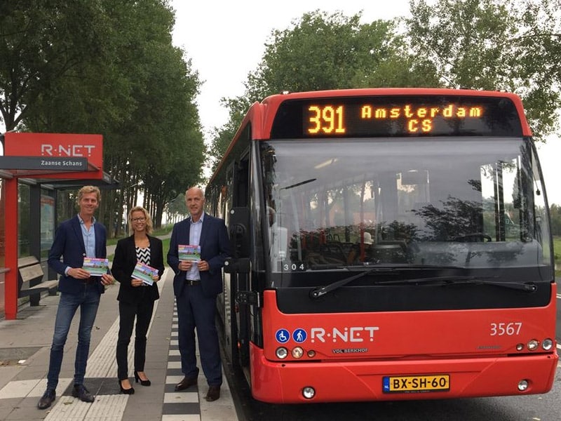 ônibus de amsterdam para zaanse schans