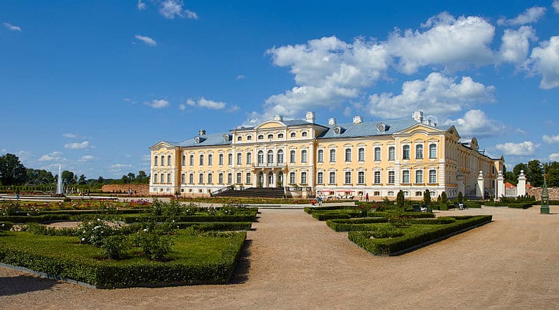 Palácio nos arredores de Riga 