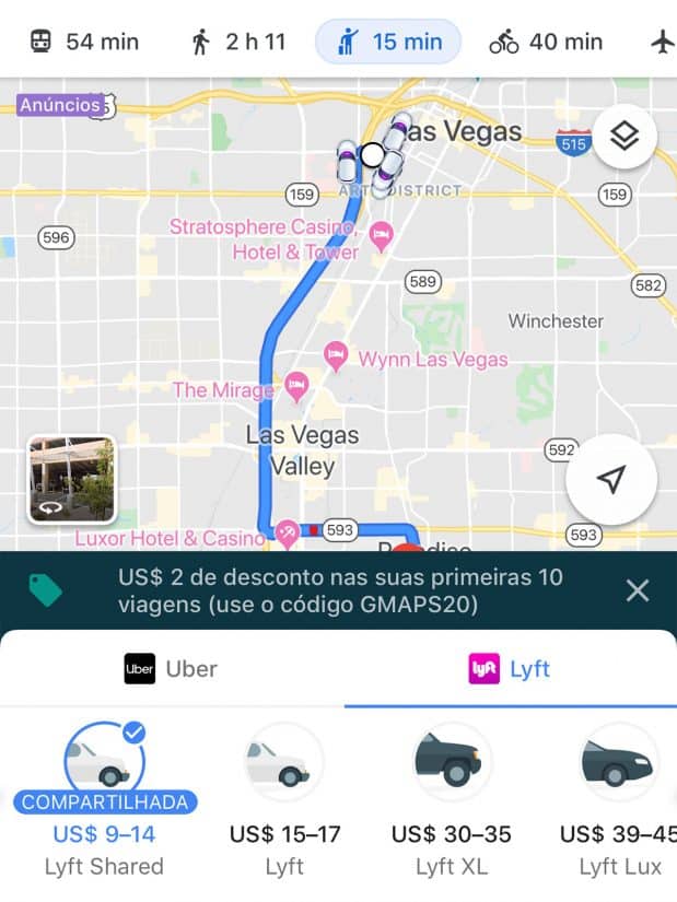 Chip para usar em Las Vegas