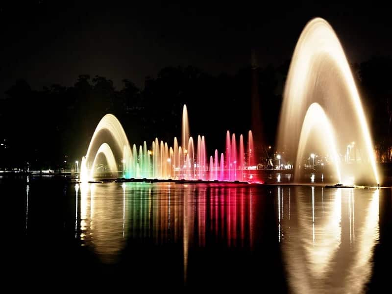 Show de luzes Ibirapuera