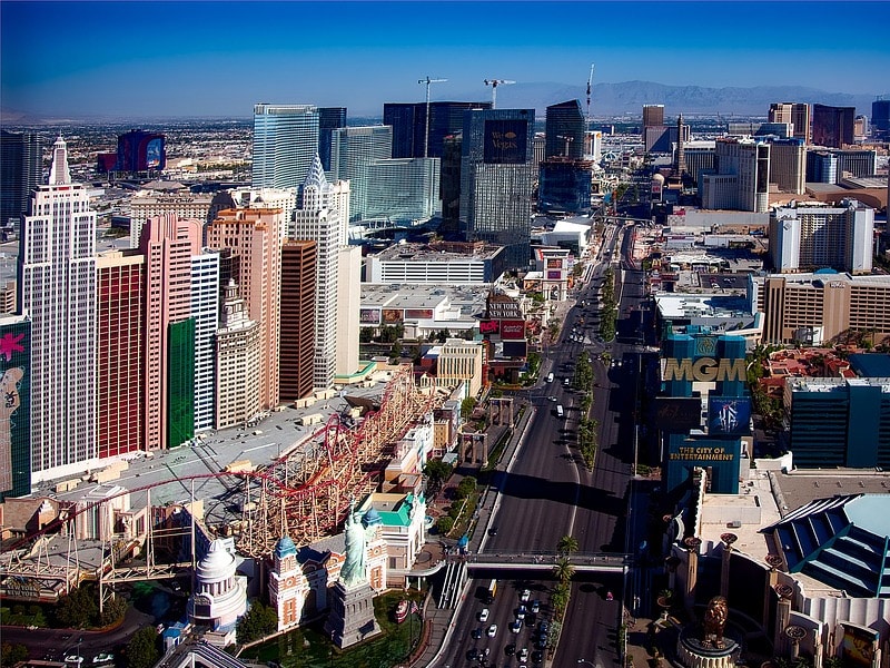 Principal rua de Vegas las vegas strip