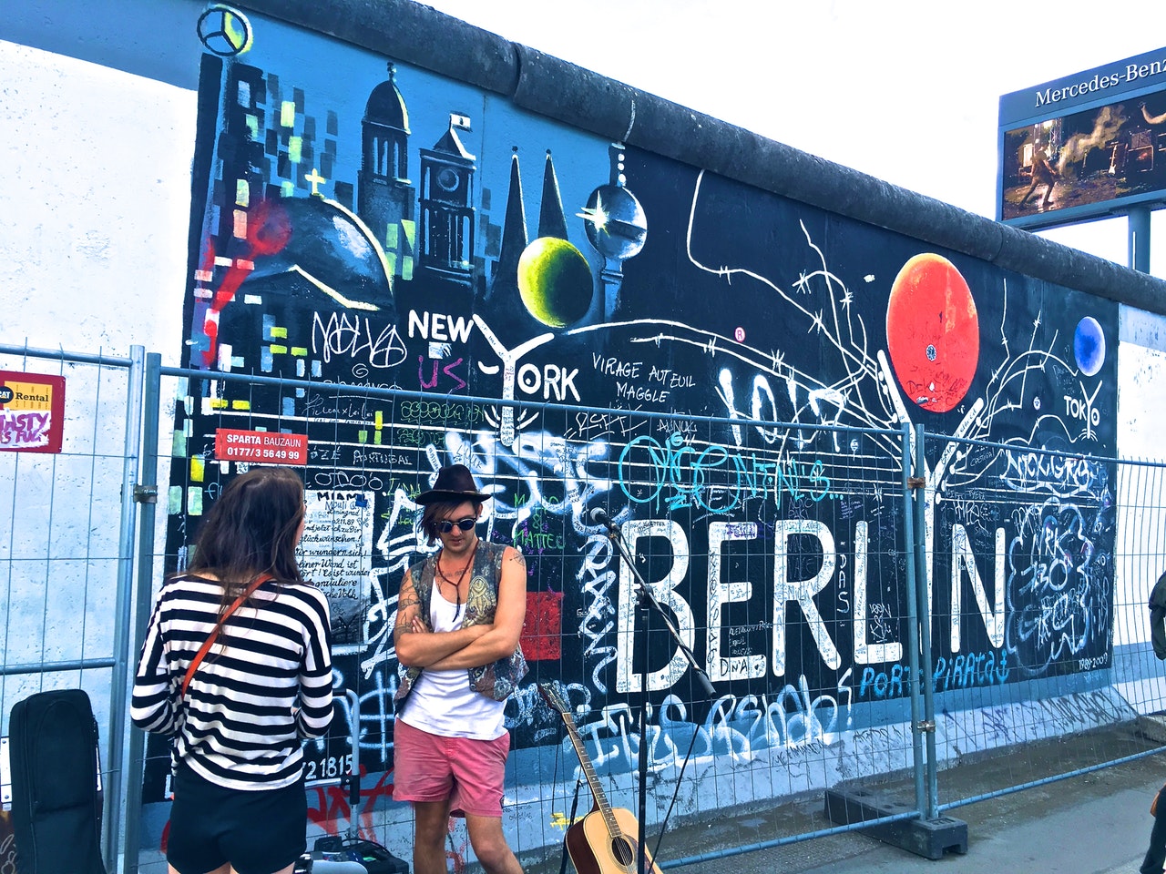 Muro de Berlim Berlim verão