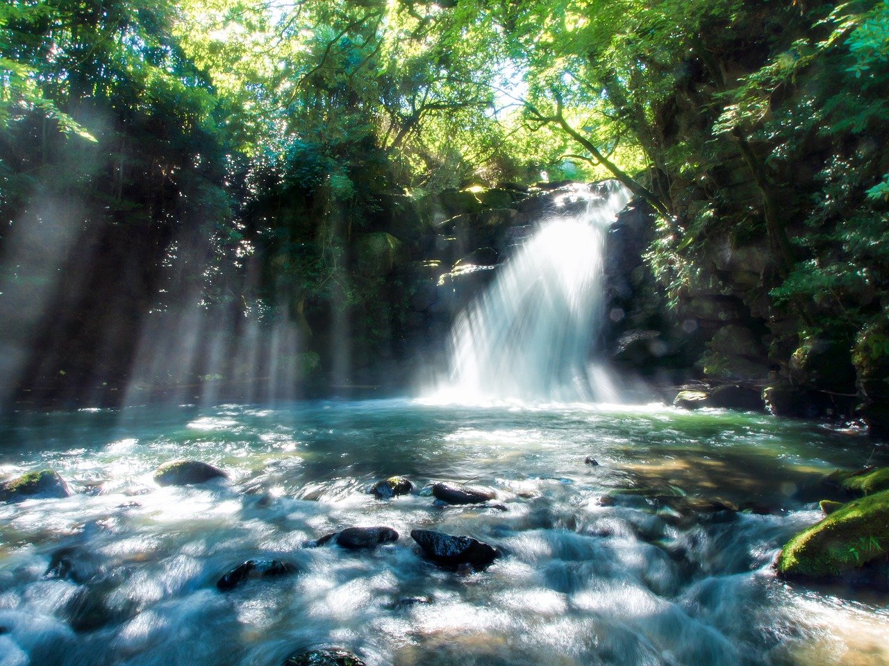 Cachoeira no Japão