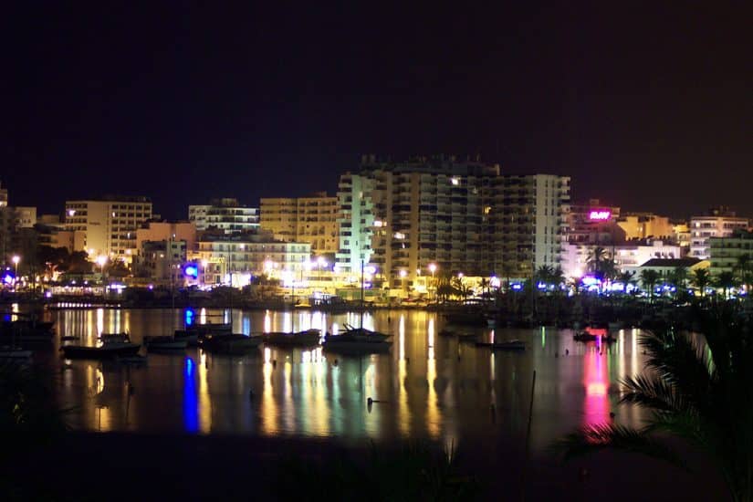 Vida noturna de Ibiza noite em Ibiza