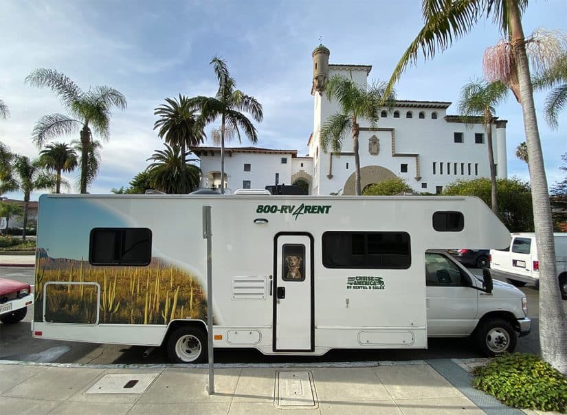 Estacionar motorhome na Califórnia