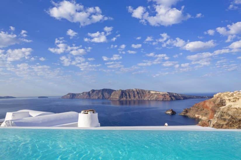 Hotéis de luxo na Grécia em Santorini