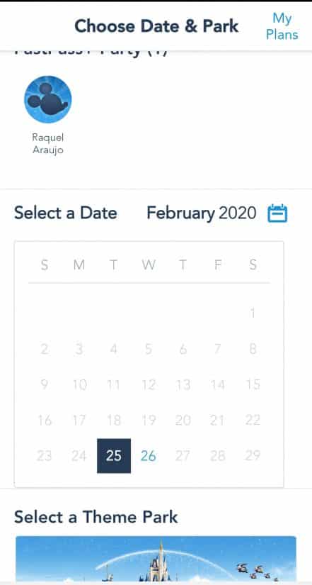 como agendar fastpass disney