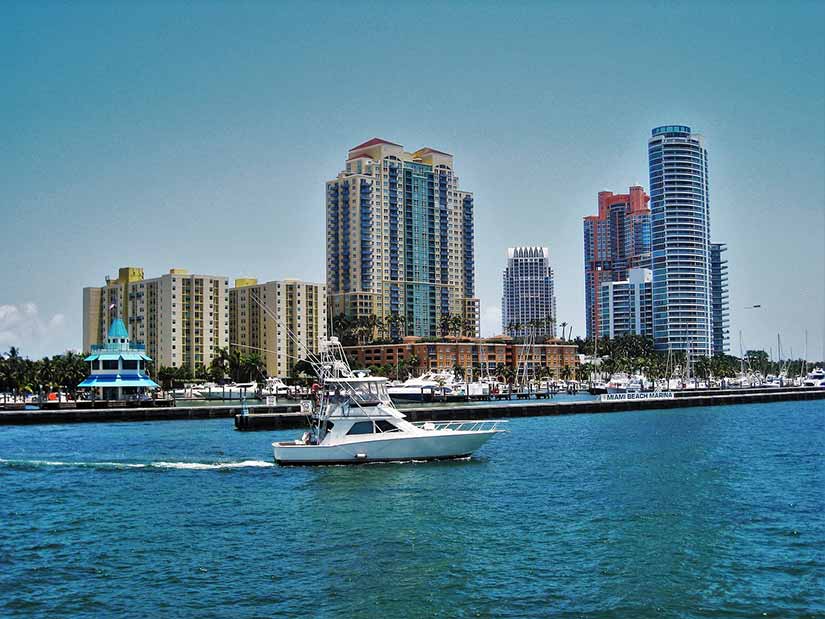 Passeio de barco em Miami