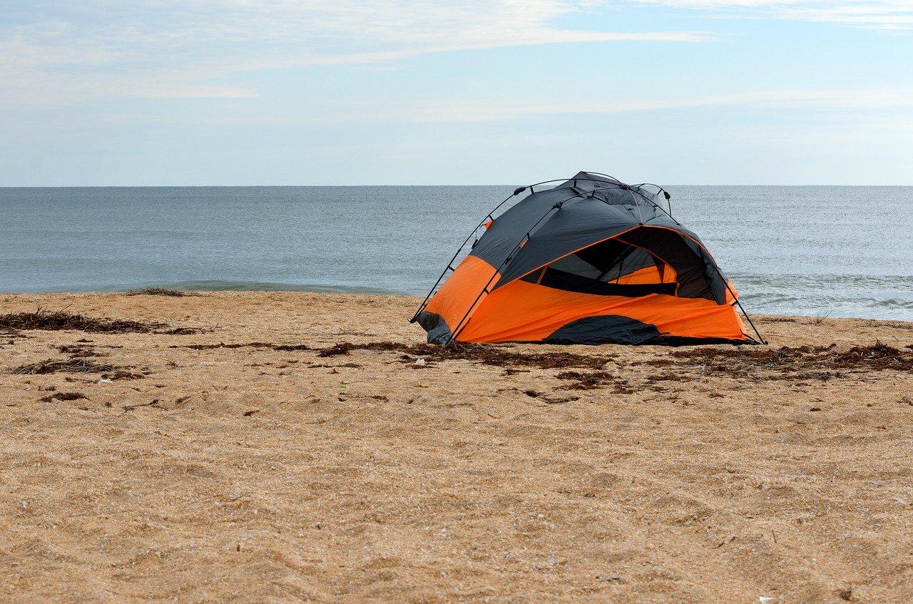 Destinos para acampar Camping na Praia