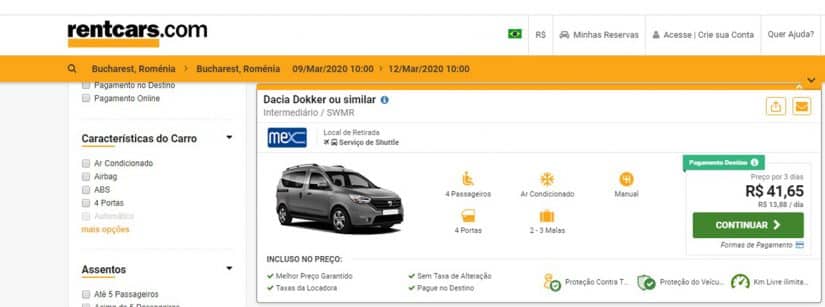 Aluguel de carro barato na Europa Site para alugar carros