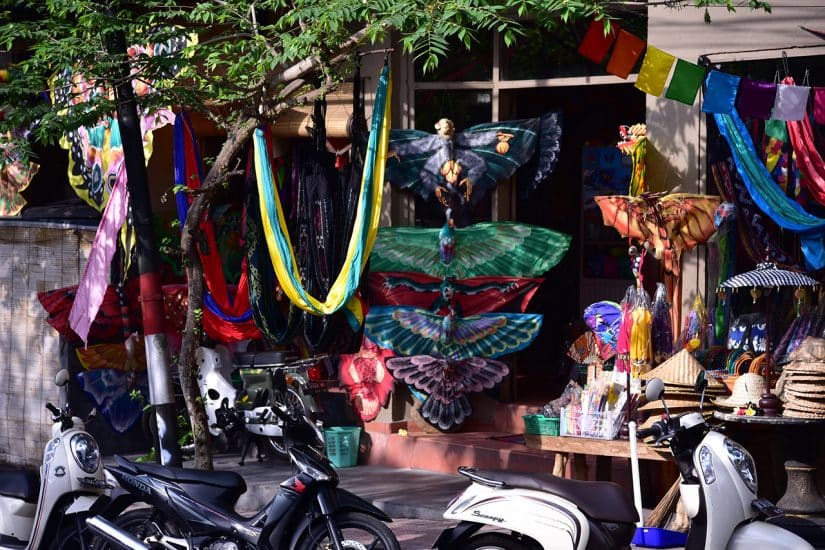 compras em Ubud