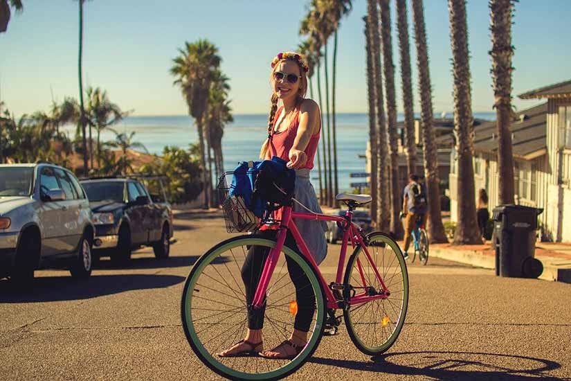 Andar de bicicleta em Miami Beach