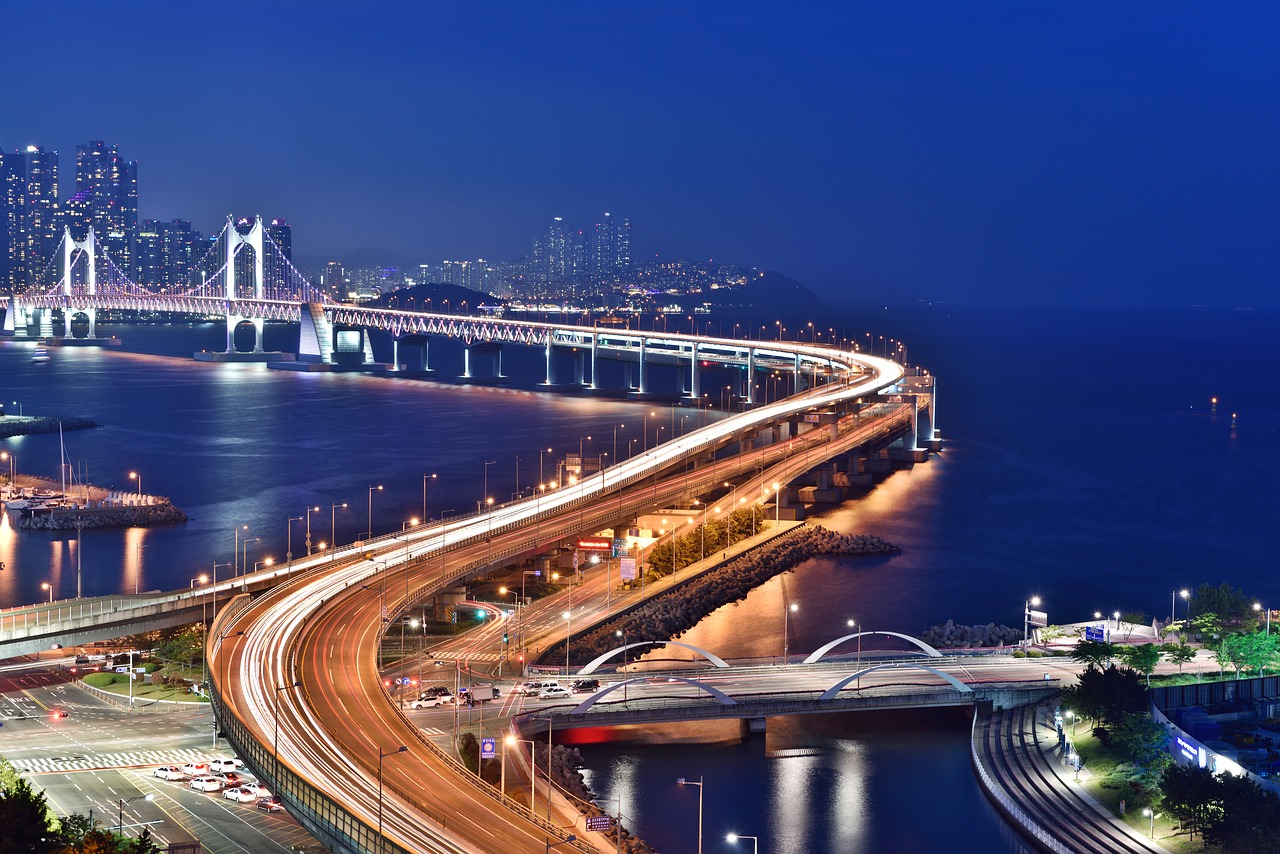 Cidades da Coreia do Sul movimentadas Cidades da Coreia do Sul grandes