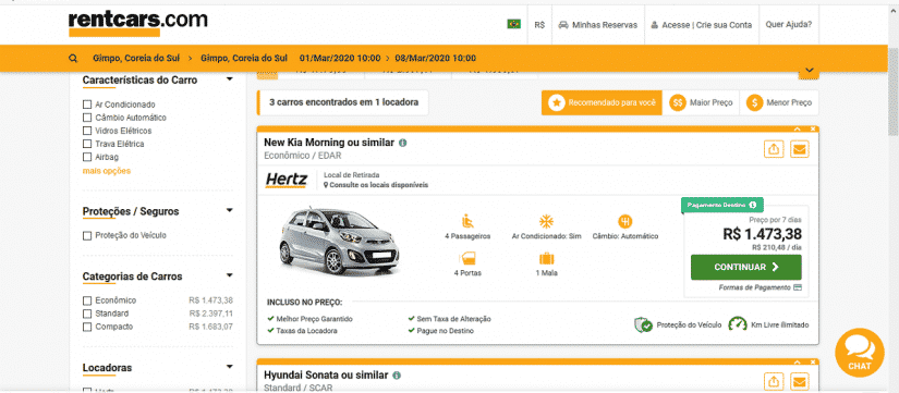 Aluguel de carro na Coreia: qual pegar? Aluguel de carro na Coreia: qual locaora é melhor?