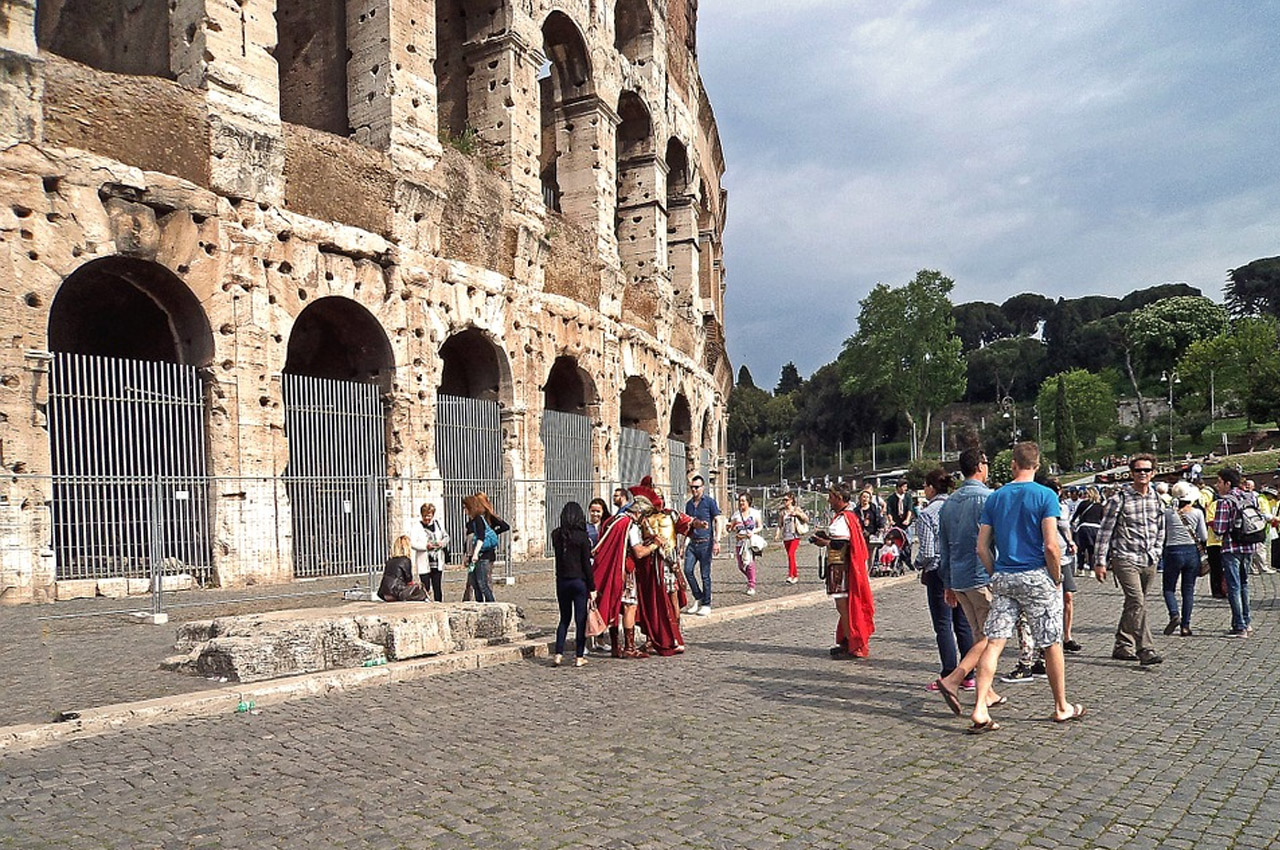 Coliseu em Roma golpes na europa