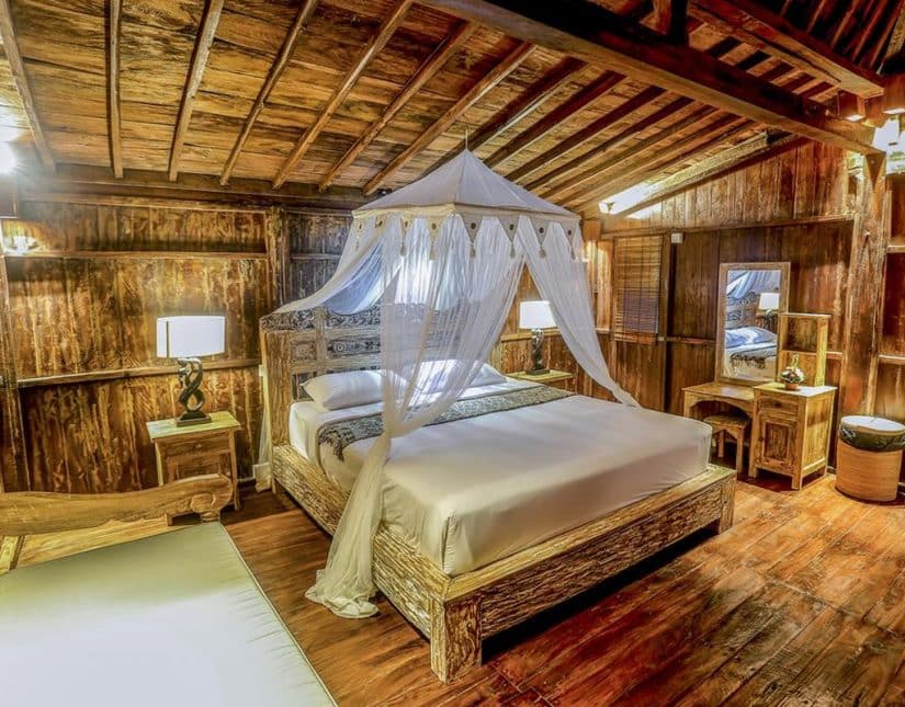 hotel rústico em bali
