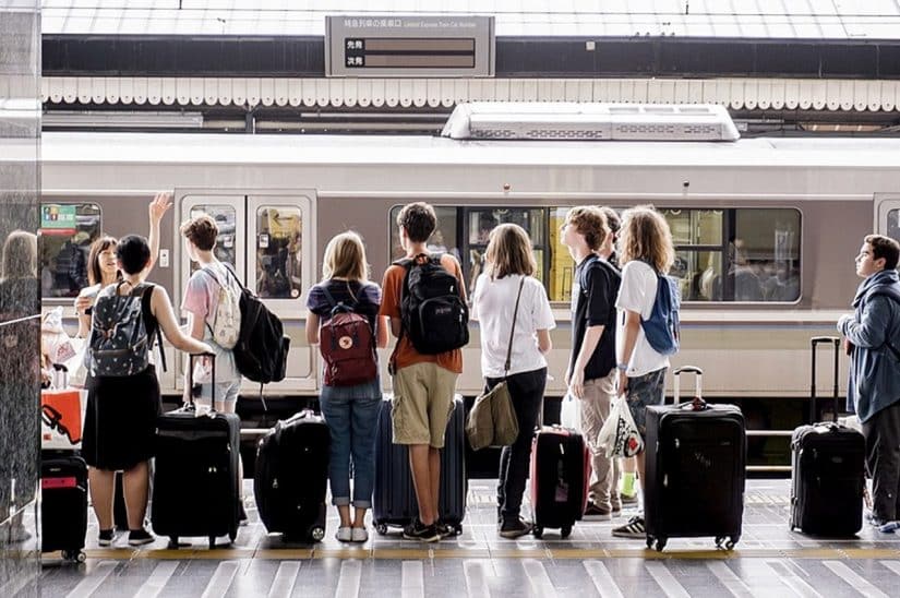Metrô fora do Brasil cuidados com bagagem