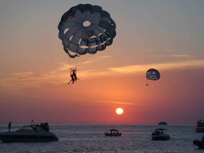 Parasailing