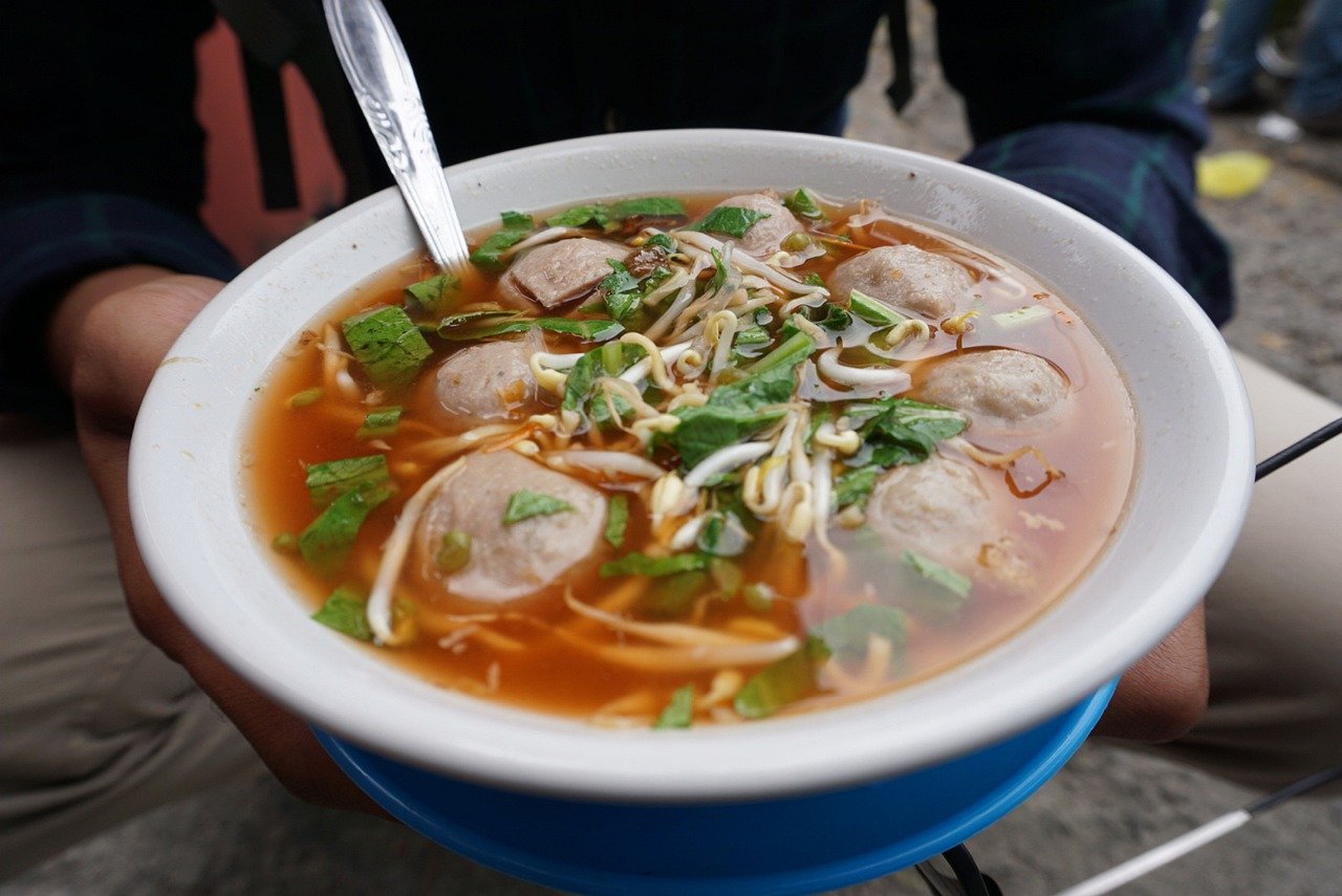 comida de rua da indonesia