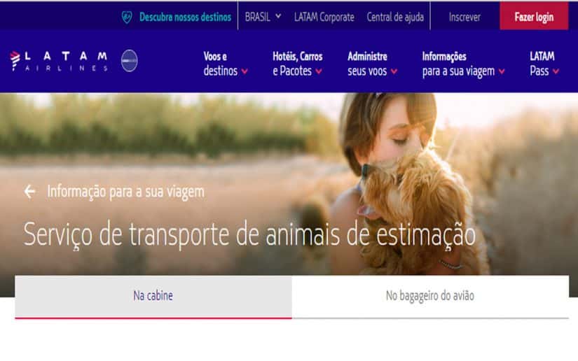 quanto custa viajar de avião com cachorro