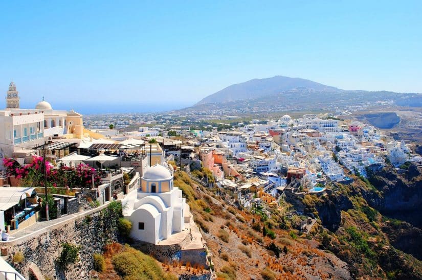 cruzeiro em santorini