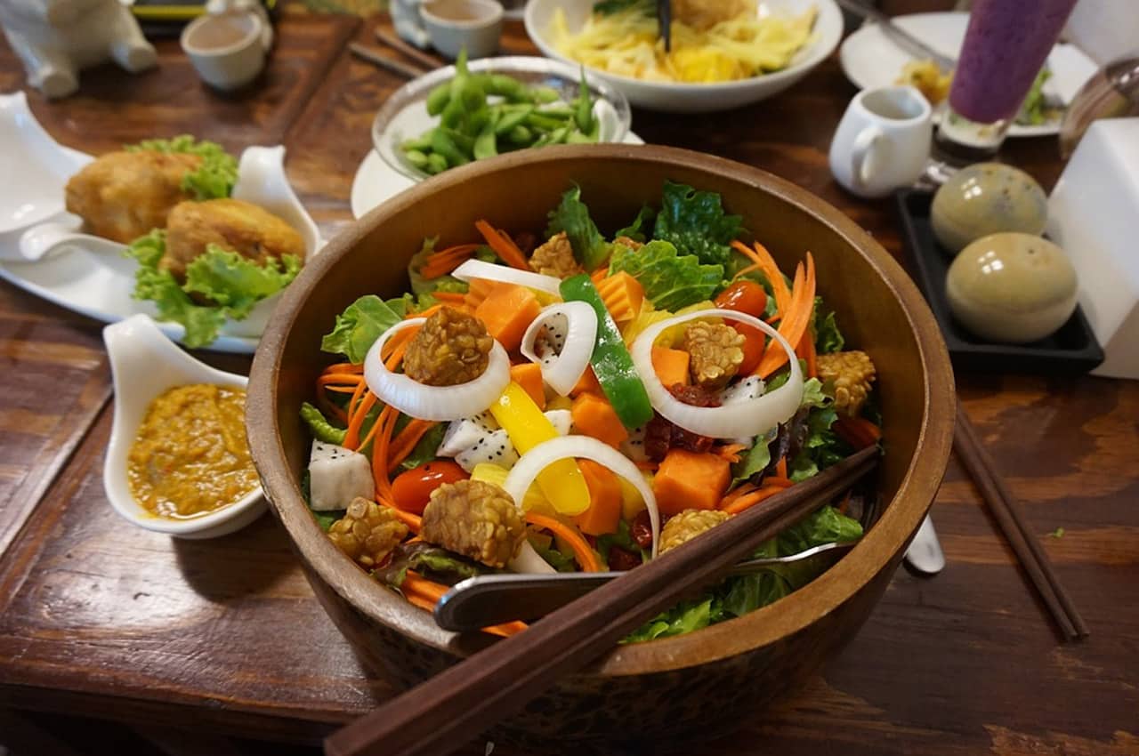 Gastronomia balinesa tampeh comida