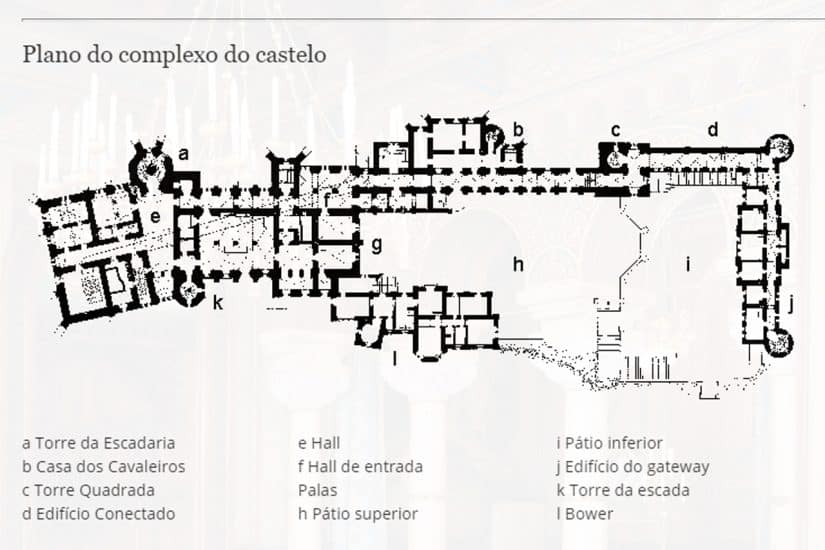 mapa do Castelo de Neuschwanstein