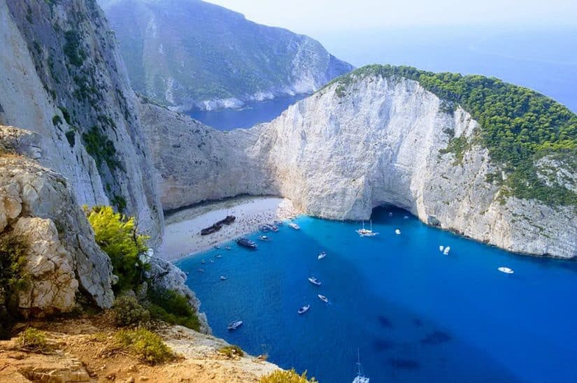 Passeio para navagio beach grécia